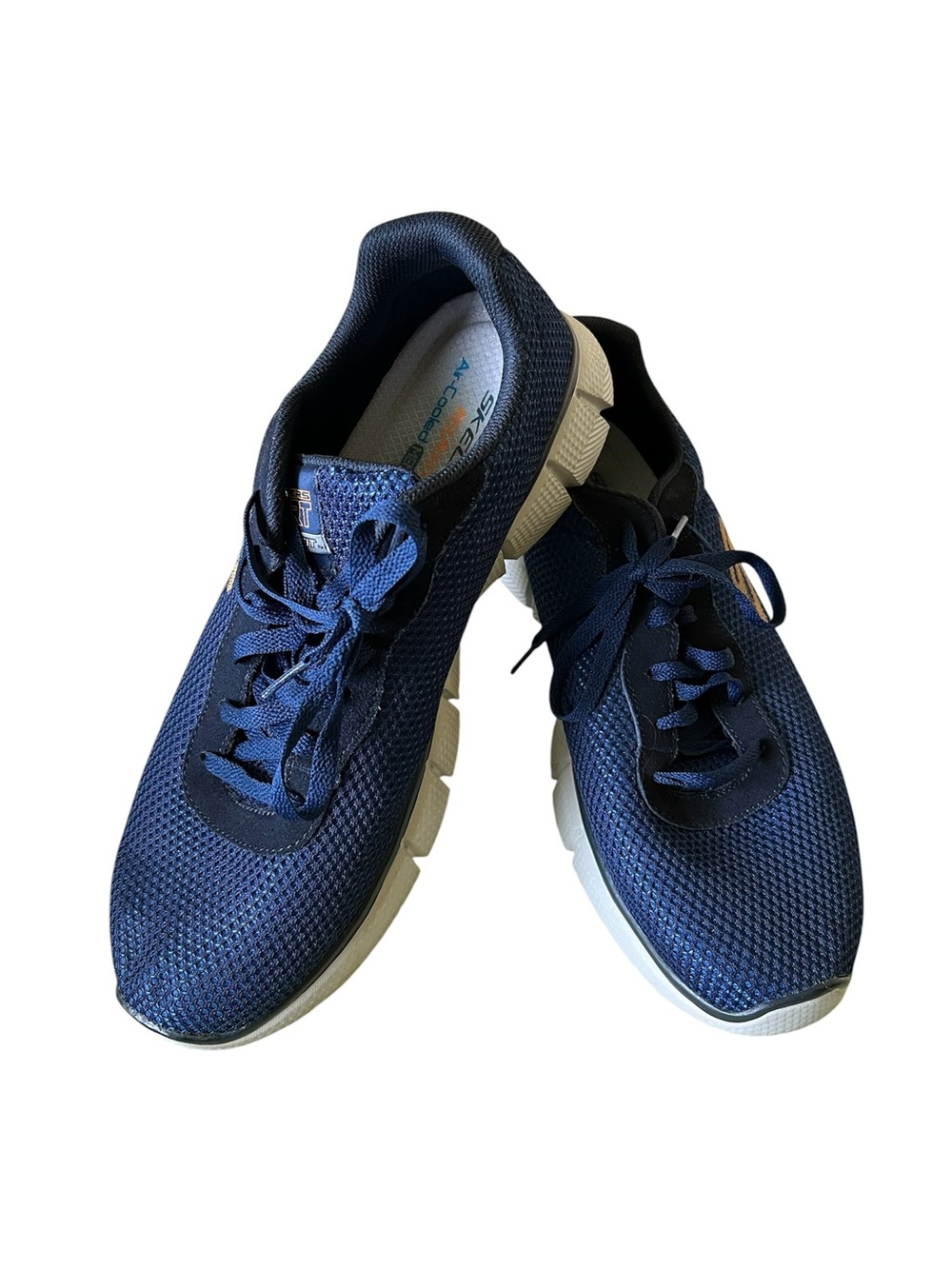 Skechers Men's Navy Mesh Walking Sneakers